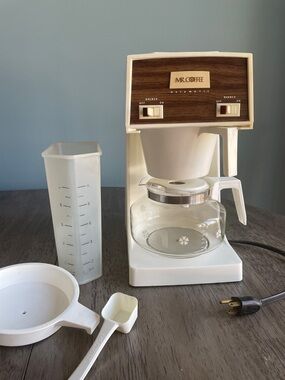 Vintage Mr. Coffee Deluxe Coffee Maker Brewing System MC-1